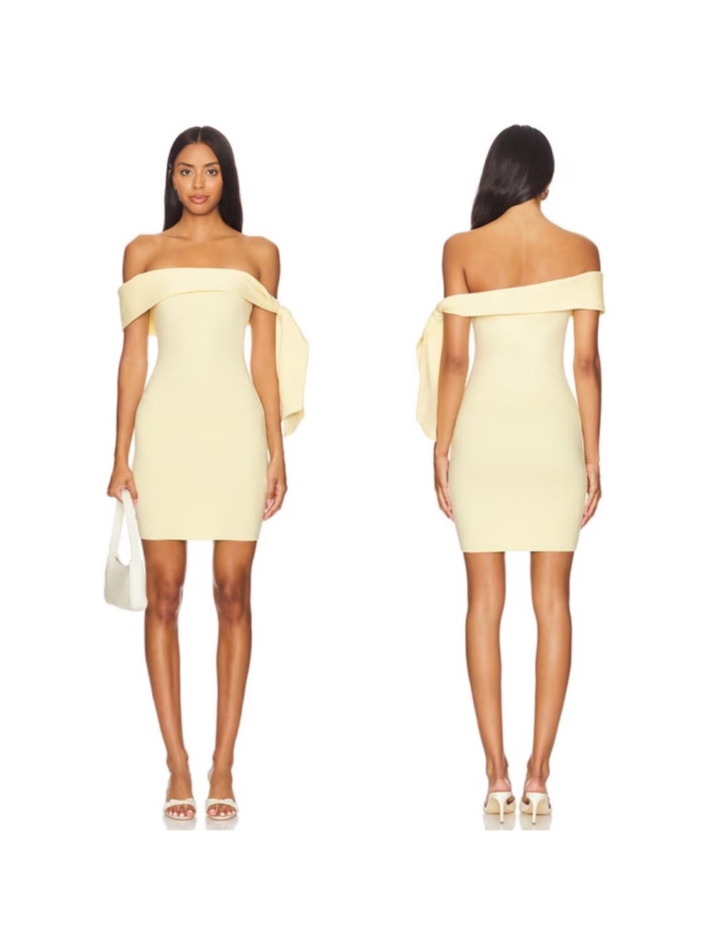 New SNDYS Jaymes Mini Dress in Panna Cotta